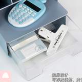  Hộp đựng bút 4 tầng nhiều ngăn DiBee, sức chứa lớn, 5 màu, kệ bút đa năng decor trang trí 