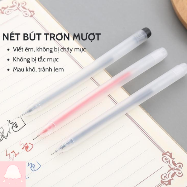  Bút gel, bút bi nước văn phòng mực gel 0.5mm 