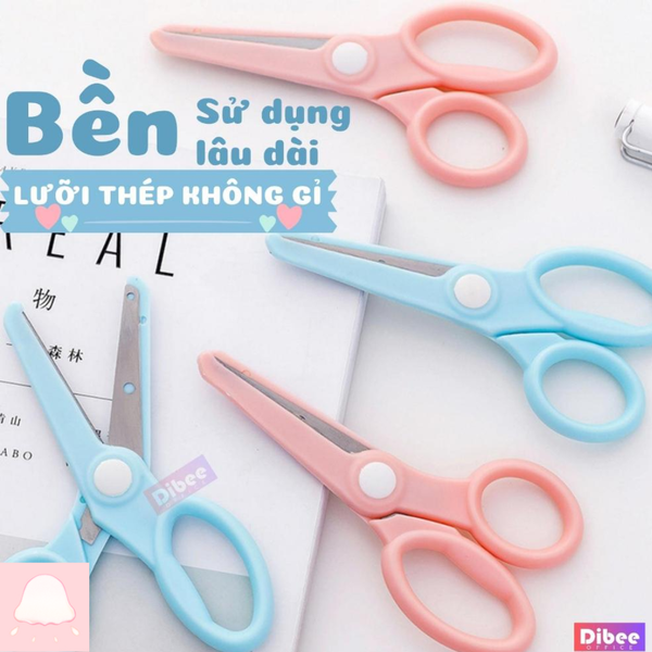  Kéo cắt giấy  màu pastel sắc bén 