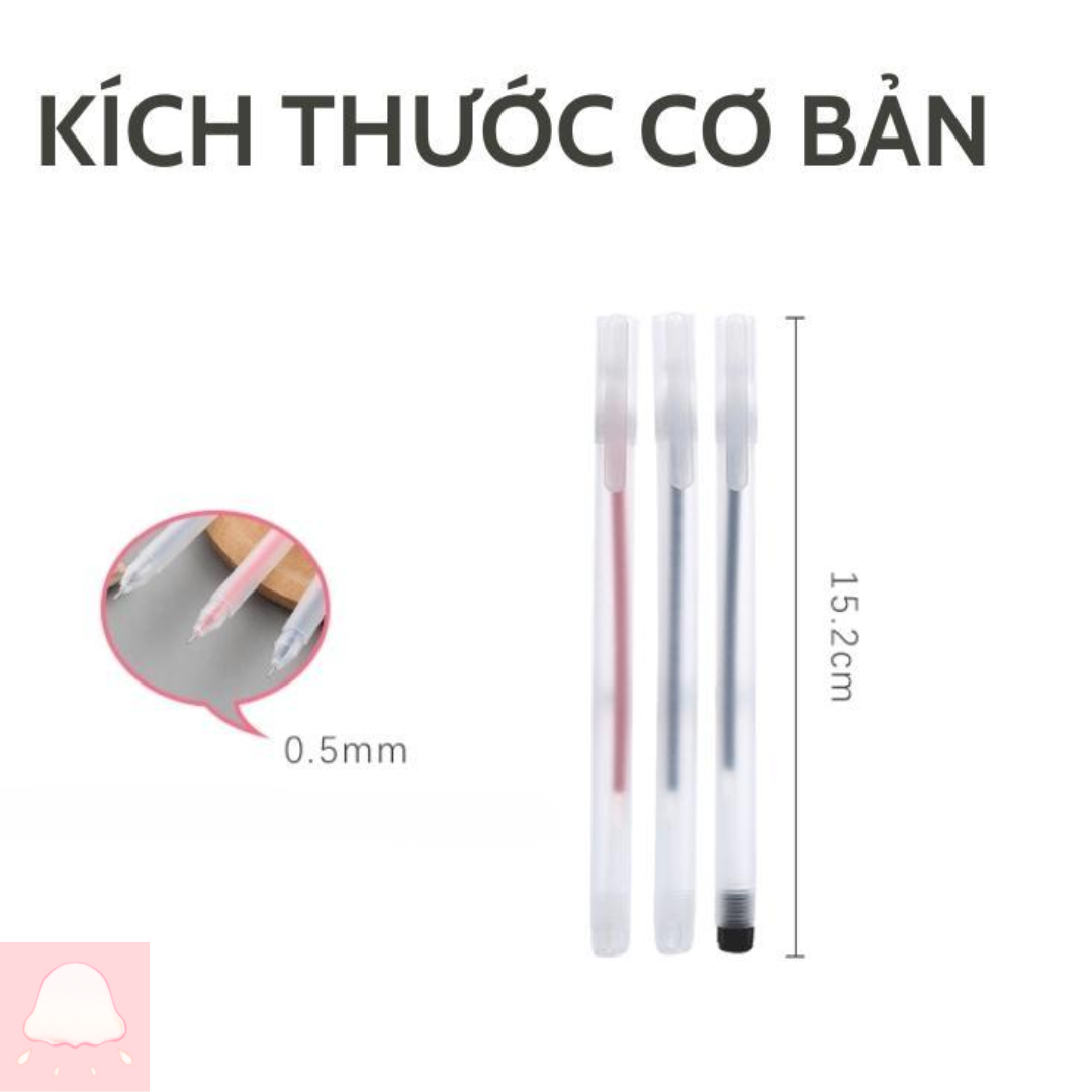  Bút gel, bút bi nước văn phòng mực gel 0.5mm 