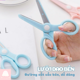  Kéo cắt giấy  màu pastel sắc bén 