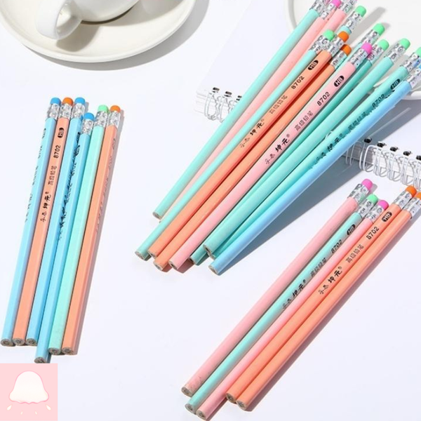  Bút chì HB thân gỗ hình tam giác kèm tẩy 