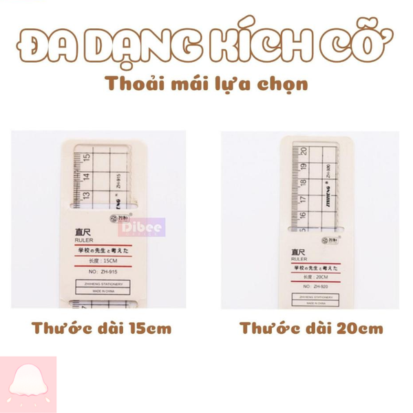  Thước kẻ trong suốt 