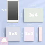  Giấy ghi chú (Hộp 100 tờ) nhiều màu và kích 