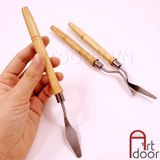  Bay pha màu KUELOX / bay múc màu cán gỗ vàng 