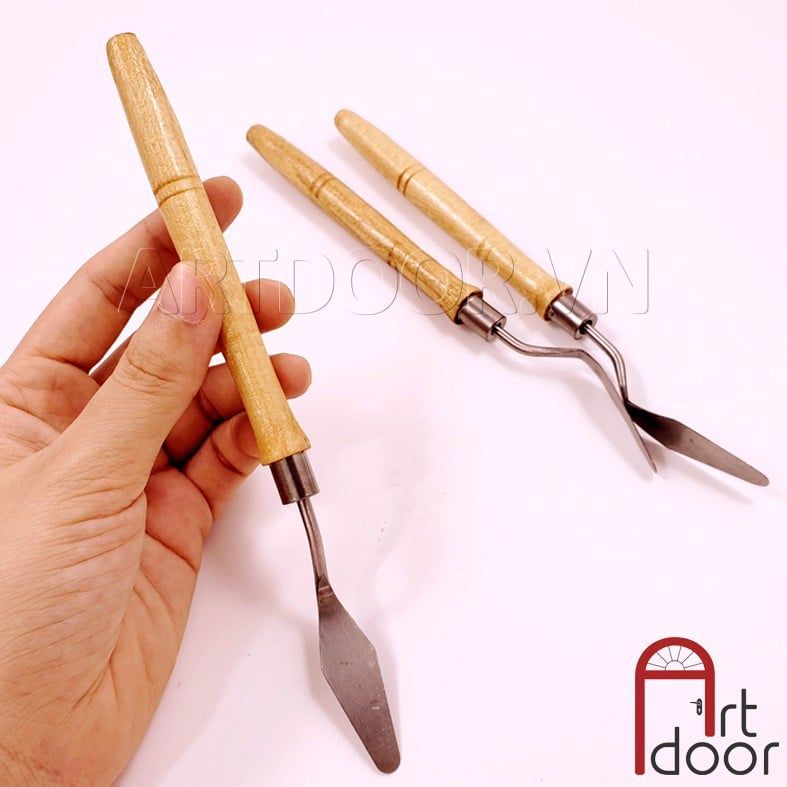  Bay pha màu KUELOX / bay múc màu cán gỗ vàng 