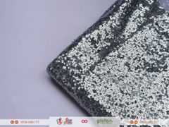 Khăn trải bàn - Kim Tuyến Trắng bạc