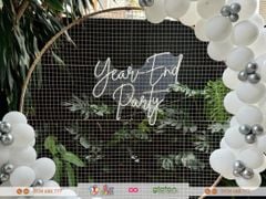 Chữ đèn LED neon - trắng - Year End Party