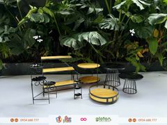 Bộ Kệ Gỗ Cung Đình - Set Nhỏ 1