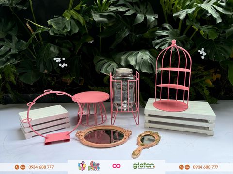 Bộ Kệ Pastel Pink - Set Nhỏ 1