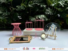 Bộ Kệ Pastel Pink - Set Nhỏ 2