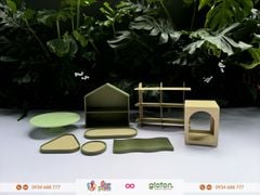 Bộ Kệ Xanh Bơ - Set Nhỏ 1