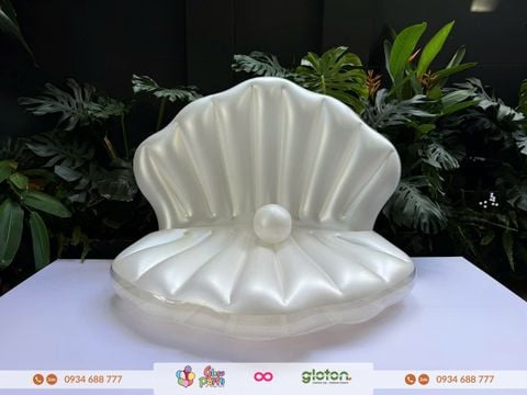 Phao PVC - Phao Vỏ sò - trắng