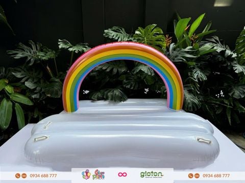 Phao PVC - Phao Giường - Mây cầu vồng