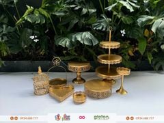 Bộ Kệ Gold Hoàng Gia - Set Nhỏ 1