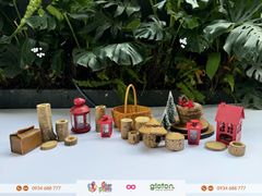 Bộ kệ tiểu cảnh Giáng Sinh