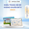  5 Hộp Khẩu trang Y tế Kháng Khuẩn MITO, (Em Bé), 4 lớp (hộp 50 cái) Hình gấu trúc, Minion 
