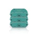  5 Bịch Khăn Giấy Ướt Mito TÃ BỈM Vải Cao Cấp Không Dệt Thấm Hút Nhanh Có/Không Mùi 100 Tờ 