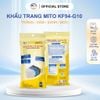  Thùng Khẩu Trang KF94 G10 TÃ BỈM MITO 4 Lớp Dây Đeo Mềm Ngăn Khói Bụi Kháng Khuẩn Đủ Màu 30 Bịch (Túi/10 Cái) 