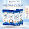  Thùng Khẩu Trang Trẻ Em KF94 TÃ BỈM MITO 4 Lớp Ôm Trọn Khuôn Mặt Bé 30 Bịch (Túi/ 10 Cái) 