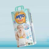  Tã Vải Em Bé MITO Dạng Quần Mỏng Nhẹ Thon Gọn Thoáng Khí Không Tràn Size XL/46 Cái 