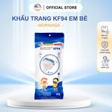  Thùng Khẩu Trang KF94 TÃ BỈM MITO 4 Lớp Cho Trẻ Em Dây Đeo Mềm Ngăn Bụi Hình Morinaga 30 Bịch (Túi/10 Cái) 