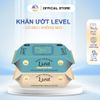 5 Bịch Khăn Giấy Ướt Level TÃ BỈM MITO Chất Liệu Vải Vicose Mềm Mại Không/Có Mùi Loại 120 Tờ 