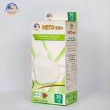  5 Hộp Khẩu Trang KF94 TÃ BỈM MITO 4 Lớp Chống Tia UV 4 Màu Xanh, Đen, Trắng, Xám 10 Hộp (Hộp/ 30 Cái) 