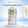  Tã Vải Em Bé MITO Dạng Quần Mỏng Nhẹ Thon Gọn Thoáng Khí Không Tràn Size XL/46 Cái 