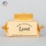  5 Bịch Khăn Giấy Ướt Level TÃ BỈM MITO Chất Liệu Vải Vicose Mềm Mại Không/Có Mùi Loại 120 Tờ 