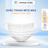 5 Hộp Khẩu Trang Max TÃ BỈM MITO 4 Lớp Kháng Khuẩn Cao Cấp 3 Màu Xanh, Trắng, Xám 10 Hộp (Hộp/ 30 Cái)
