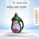  3 Can Nước Giặt Level TÃ BỈM MITO Đậm Đặc Hương Hoa Hạ Không Kích Ứng Da Chai 3.8kg 