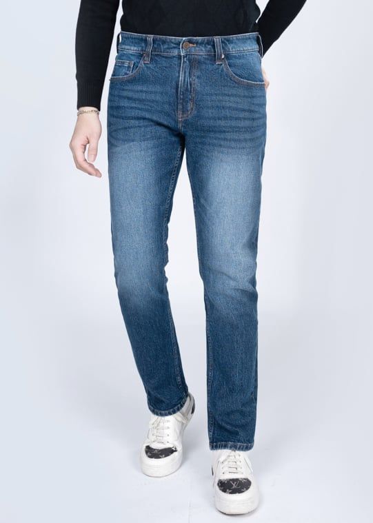 Quần jeans nam dài Slim Fit - QJD102-1