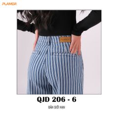 Quần jeans suông nữ Cao Cấp bản giới hạn QJD206-6
