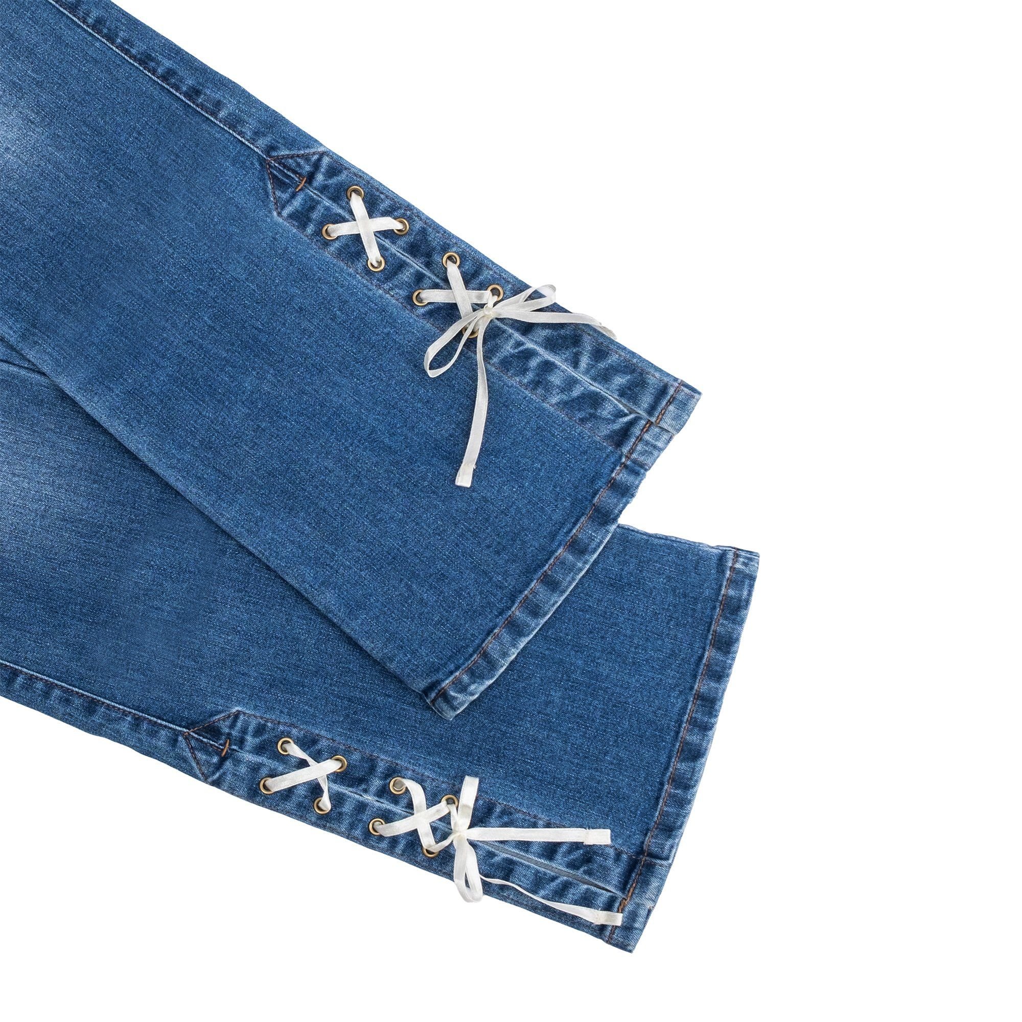 Quần jeans nữ dài ống loe - QJD204-3