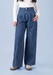 Quần jeans suông nữ Cao Cấp bản giới hạn QJD206-3