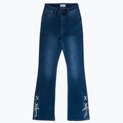Quần jeans nữ dài ống loe - QJD204-3