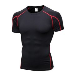 Áo Tập Gym Yoga Nam thun có tay basic viền vai Olona N1