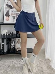 Chân váy pickleball, tennis nữ thể thao V10 Olona Sports 2 lớp có sẵn bảo hộ co giãn mềm mịn dày dặn tập Pickleball