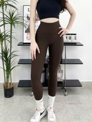 Quần dài tập gym yoga legging nữ cạp cao S11 Olona Sports chất thun gân nâng v3 tôn dáng cao cấp