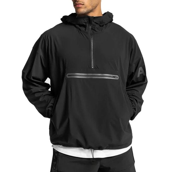 Áo Tập Gym Yoga Nam khoác dù túi zip trước ngực Olona K2