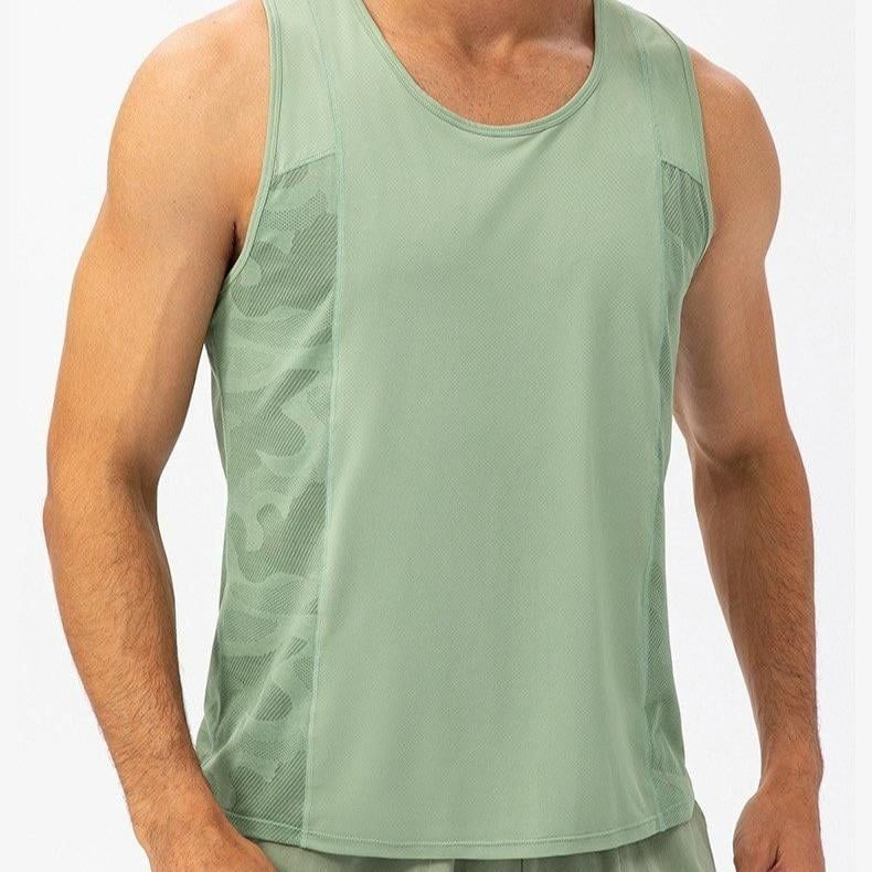 Áo Tập Gym Yoga Nam tank thun lạnh Camo Olona N5