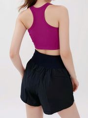 Áo croptop thể thao nữ tập Yoga, Gym có đệm mút nâng ngực chất vải cao cấp thoáng khí co giãn tốt Olona Sports A36