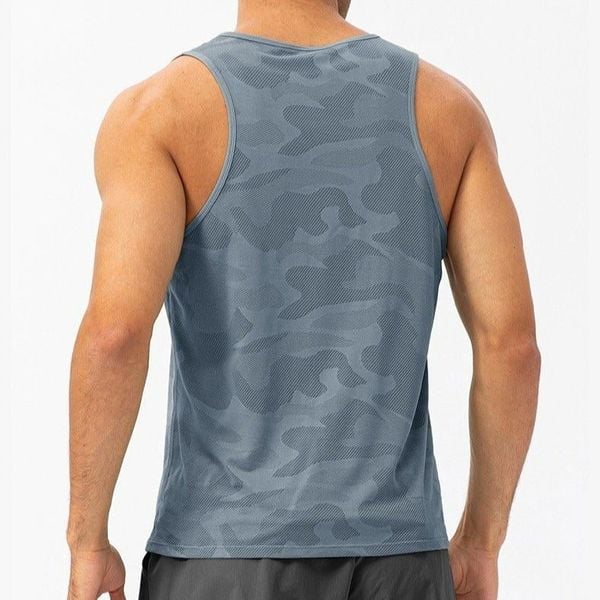 Áo Tập Gym Yoga Nam tank thun lạnh Camo Olona N5