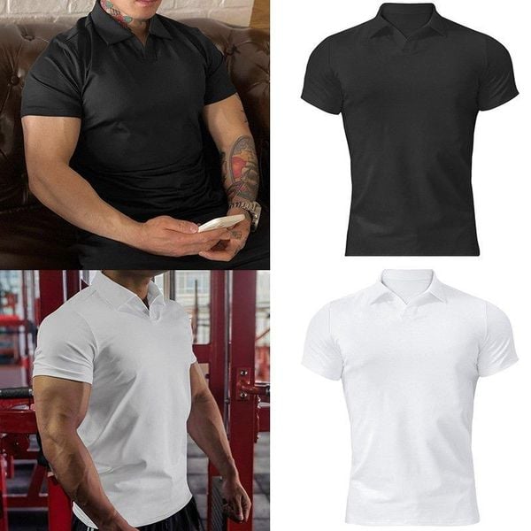 Áo Tập Gym Yoga Nam polo basic sang trọng Olona N4
