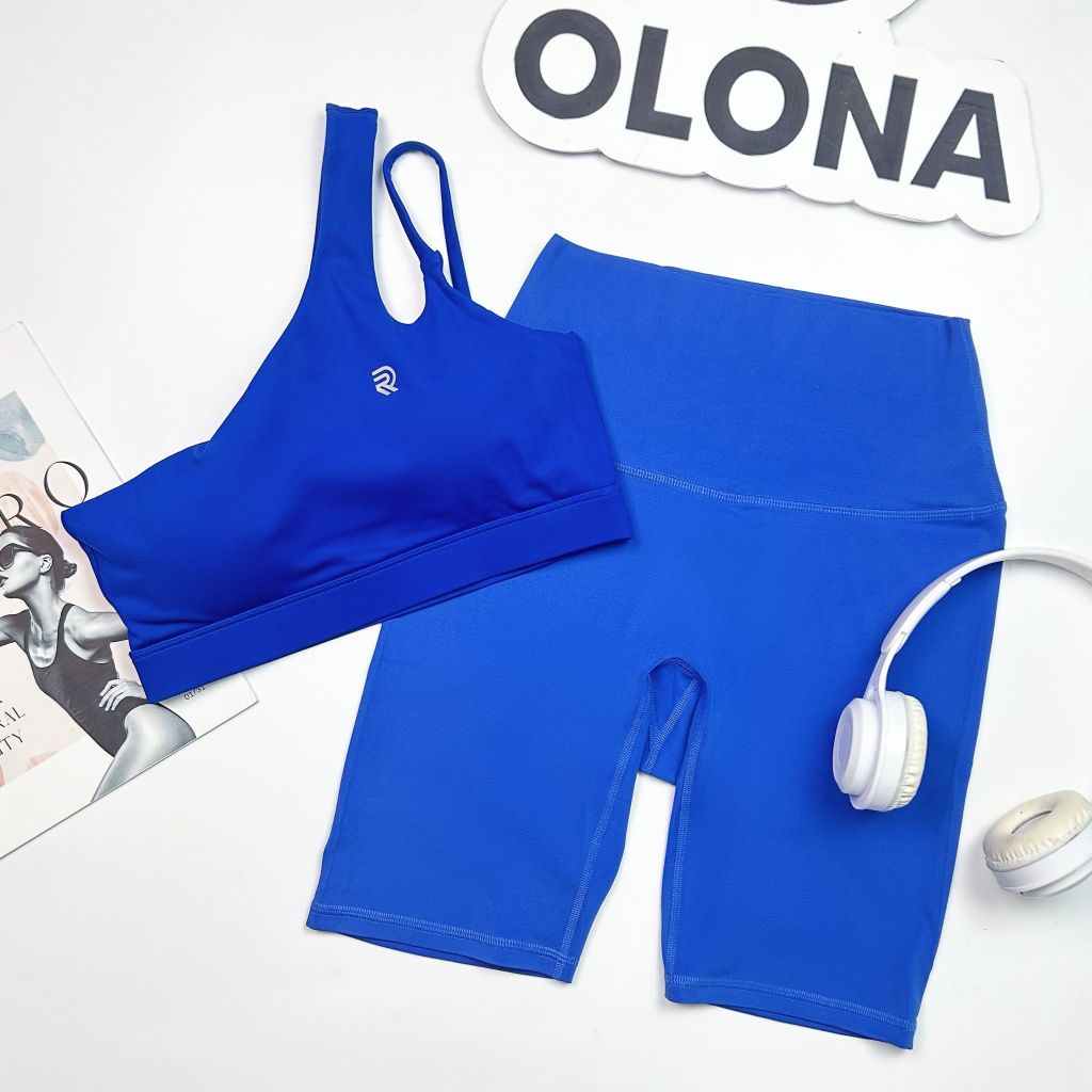 Quần đùi thể thao nữ tập yoga, gym thiết kế trên gối chất liệu cao cấp thoáng khí tốt Olona Sports S3