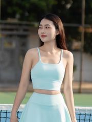 Áo bra thể thao nữ 2 dây tập gym tập yoga C11