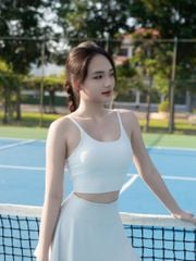 Áo bra thể thao nữ 2 dây tập gym tập yoga C11