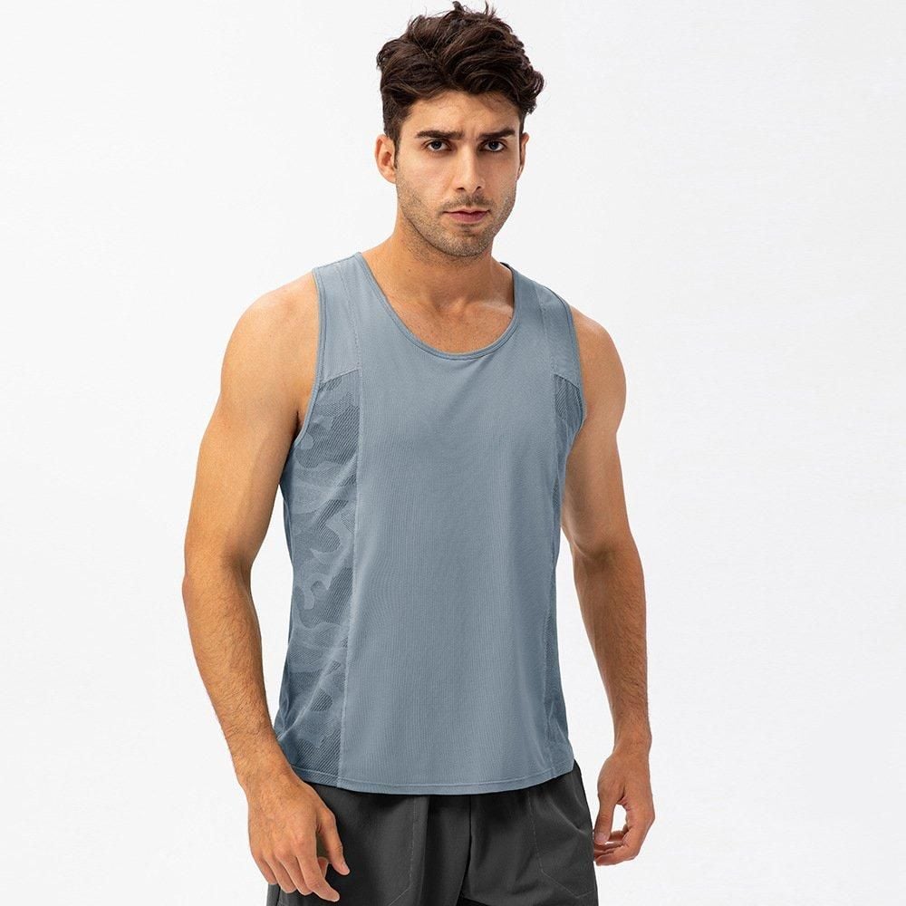 Áo Tập Gym Yoga Nam tank thun lạnh Camo Olona N5