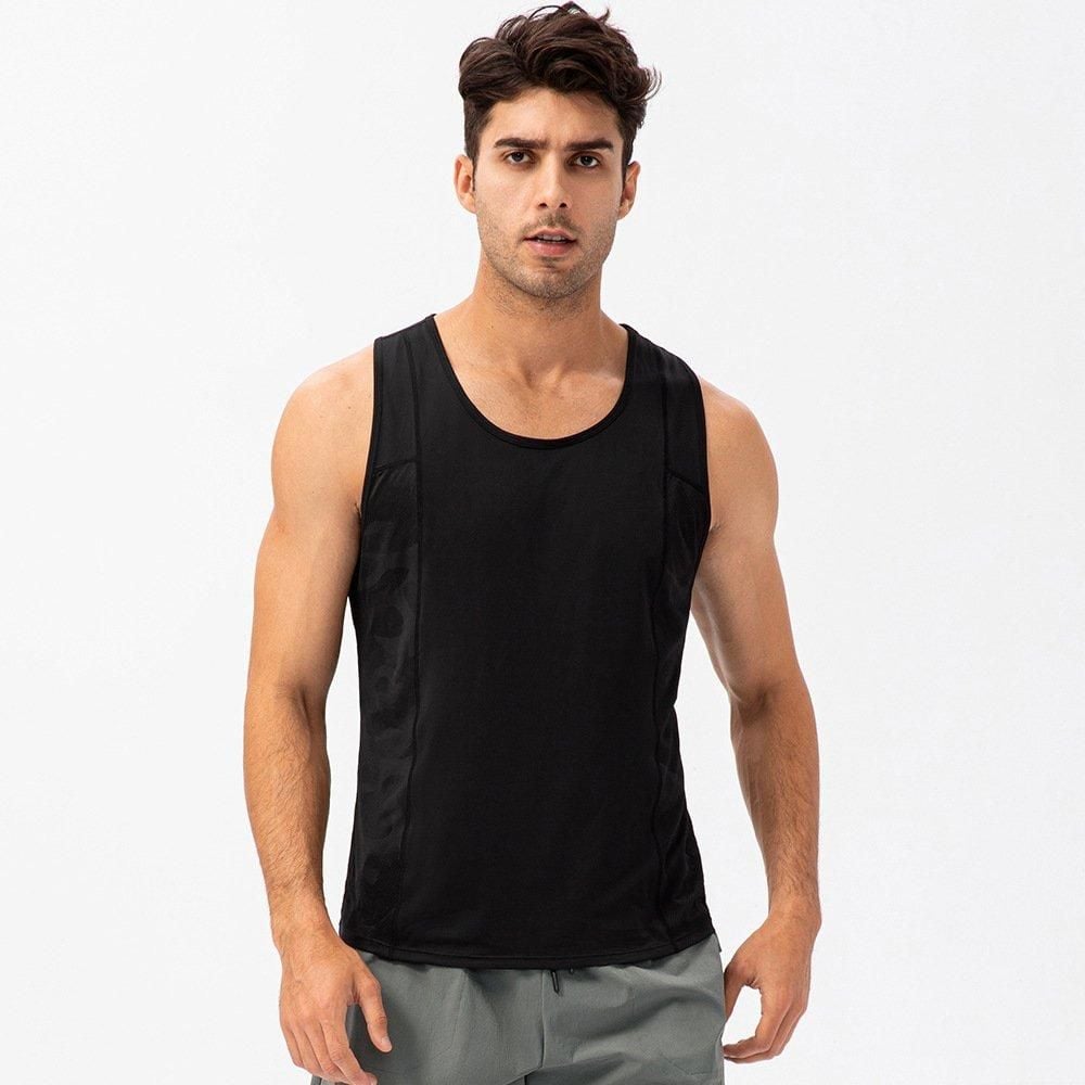 Áo Tập Gym Yoga Nam tank thun lạnh Camo Olona N5